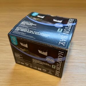 Hampton Bay Solar LED Motion-Sensing Deck Light in Black (2-Pack)